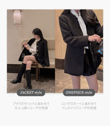 Tweed one piece jacket