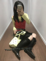 Mogu frill knee socks (9color) 