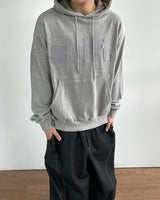 シフトパッチエンブロイダリーフーディー