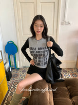 ブラックニットバンディングショートパンツ