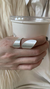 Silver dressing ring
