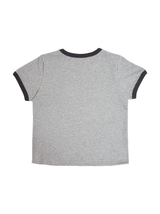 W Ringer Tee in Grey