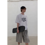 HUKE Logo Skate Short Sleeve Shirt (White)