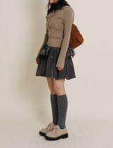 Cush Banding Pumpkin Balloon Mini Skirt