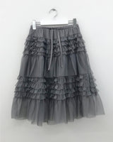 Verde chiffon skirt (3color)