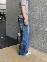Ness Washed Flare Denim Pants