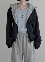 (Unisex) Duty Reversible Nylon Hood Zip-Up