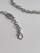 Oval Silver Chain Belt
