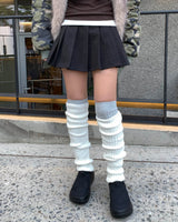 ウールプリーツパンツスカート