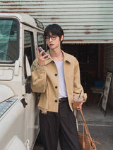 オータムカッティングクロップトレンチコート