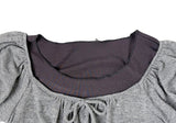 [Fake Layered] Hein Puff Ribbon Short Sleeve Layered T-Shirt Set