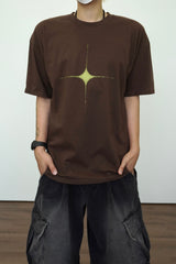 クロススター半袖Tシャツ6C