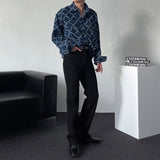 CR denim destroyed cutting cropped jacket (2 colors)