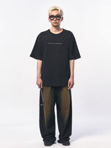 C Wear オーバーサイズTシャツ BLACK