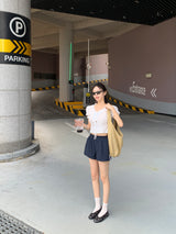 [MADE] Rollton Nylon Lace Banded Waist Short Pants