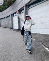 No.0932 k knit ZIP-UP (7color)