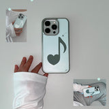 [MADE] [+MagSafe] メロディスマホケース ミント (シルバーミラーバンパー)