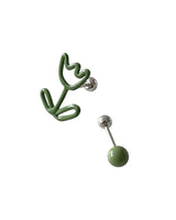Pastel doodle piercing (Olive)