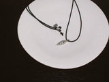 シルバーソラネックレス [black]