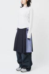 (W) Lowkey Checked Skirt (2color)