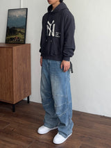 Distro NY Crop Hoodie (4color) (No.989)