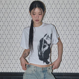 Still Hide Tee (White) F25QB139