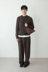 suede knot shopper bag