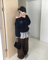 Middle Carpenter Detail Long Pants