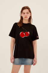 ビッグチェリーTシャツ [BLACK]