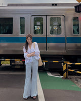 Jeanne wide denim pants