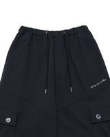 Cargo Button Pants (Charcoal)