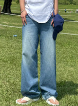 Gonzo Linen Cool Medium Denim Pants