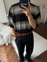 ASCLO クーリングツータックワイドスラックス (2color)
