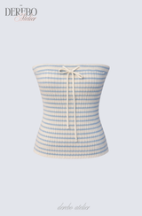 Vanilla Stripe Bolero Top Set