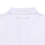 MANS クロップピケポロシャツ WHITE