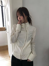 26SS★ [MADE]クリーク斜めシャーリングツーウェイバックルジャケット