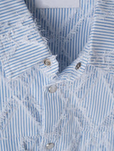 ASCLO Feather Diamond Short Sleeve Shirt (2color)