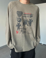 (Unisex) HX Drawing Waffle Knit (4C)