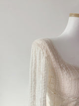 Ansel lace ribbon top