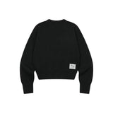 プラフ Rネック クロップニット (5COLOR)