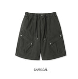 Roach Pigment Deep Dyeing Cargo Bermuda Shorts