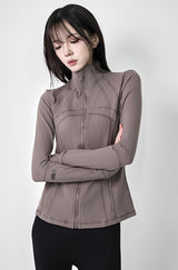 26SS★ [ EEUN MADE ] レイヤーベルベットジップアップ
