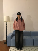 wide black denim pants (1color)