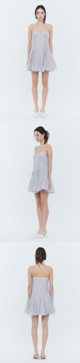 ARIEL LACE DRESS light grey