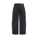 (DUC) 2Way ZipOff Biker Pants Black