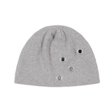 FY EYELET BEANIE (GRAY) F25ZE033