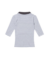 SOFT FANCY COLLAR TOP (BLUE) F26QB045