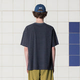 ピグメントストライプTシャツ / CHARCOAL