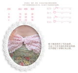 ROSE ISLAND ホルターネックライトピンク&グリーンフローラルワンピース