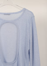 BACK HOLE LINEN KNIT